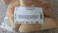 Mängden socker i Petit pain boule campagne X5