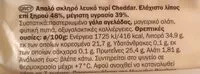 Mängden socker i Mild Cheddar Cheese