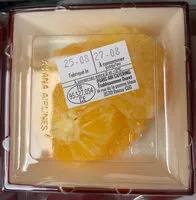 Mängden socker i Quartiers d'orange