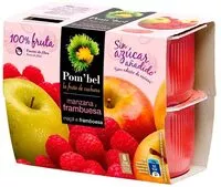 Mängden socker i Compota de manzana y frambuesa