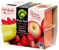 Mängden socker i Compota de manzana, fresa y plátano