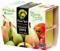 Mängden socker i Compota de manzana y pera