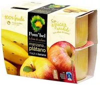 Mängden socker i Compota de manzana y plátano