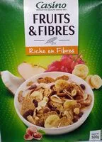 Mängden socker i FRUITS & FIBRES