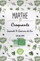 Mängden socker i Croquants, lavande & graines de lin