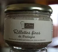 Mängden socker i Rillettes fines de Bretagne