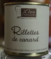 Mängden socker i Rillettes de canard