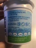 Mängden socker i Yogur desnatado - Granja Armengol