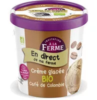 Mängden socker i Crème glacée bio au Café de Colombie