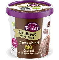 Mängden socker i Crème glacée bio Chocolat