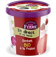 Mängden socker i Sorbet bio à la Fraise