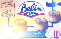 Mängden socker i Mini vol au vent chèvre poivre