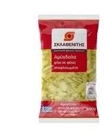 Mängden socker i Αμύγδαλα ψίχα σε φέτες