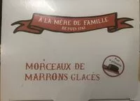 Mängden socker i Morceaux de marrons glacés