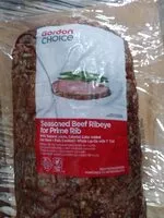Mängden socker i Seasoned Beef Ribeye for Prime Rib Fully Cooked