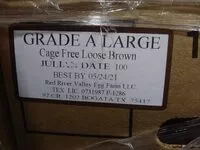 Mängden socker i Grade A large Cage Free Loose Brown Eggs