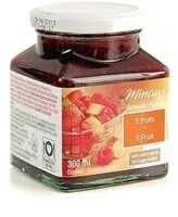 Mängden socker i Confiture aux 5 fruits