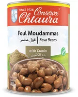 Mängden socker i CONSERVES MODERNES CHTAURA - Foul Moudammas With Cumin 400 GR