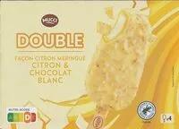 Mängden socker i Double façon citron meringué citron & chocolat blanc