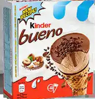 Mängden socker i Glace aux noisettes et chocolat KINDER BUENO