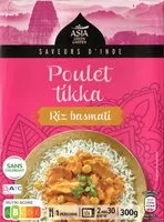 Mängden socker i Poulet Tikka Riz Basmati