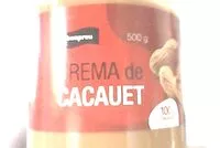 Mängden socker i Crema de cacauet
