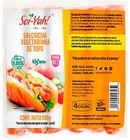 Mängden socker i Soi-Yah! Salchicha vegetariana de tofu