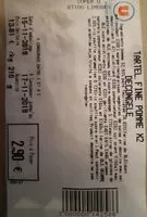 Mängden socker i Tartelette pommes