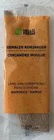 Mängden socker i Coriandre moulue