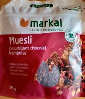 Mängden socker i Muesli croustillant Chocolat Framboise