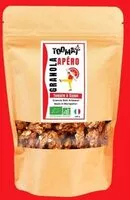 Mängden socker i Granola Apéro Tomate & Cajun - Toomaï -  120g