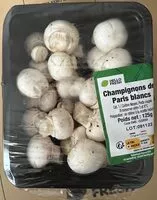 Mängden socker i Champignons de Paris blancs