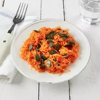 Mängden socker i Carottes râpées, graines de courge