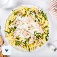 Mängden socker i Salade de Penne Saumon frais et sauce Tartare Maison