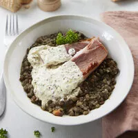 Mängden socker i Jambon braisé, lentilles