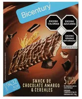 Mängden socker i Barras de cereal Bicentury chocolate amargo