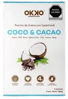 Mängden socker i Barritas de avena Okko coco y cacao