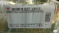Mängden socker i Croissants