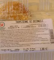 Mängden socker i Tropezienne decongele