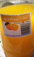 Mängden socker i Jus d'orange 1 litre
