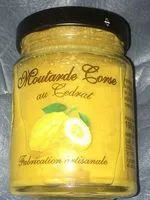Mängden socker i Moutarde Corse au Cédrat