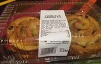 Mängden socker i Pains au raisins x6