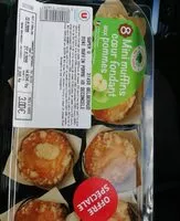 Mängden socker i Mini muffins cœur fondant pomme