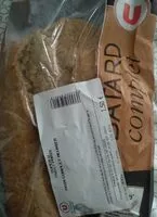 Mängden socker i Pain complet meunier U