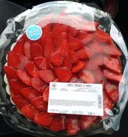 Mängden socker i Tarte aux fraises 8 parts