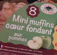 Mängden socker i Mini muffins coeur fondant aux pommes