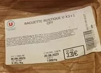 Mängden socker i Baguette rustique
