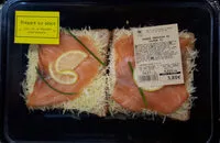 Mängden socker i Croque Monsieur au saumon