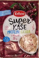 Mängden socker i Super kaše Protein a Chia s višněmi