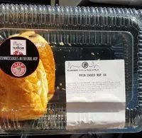 Mängden socker i Pains au Chocolat AOP